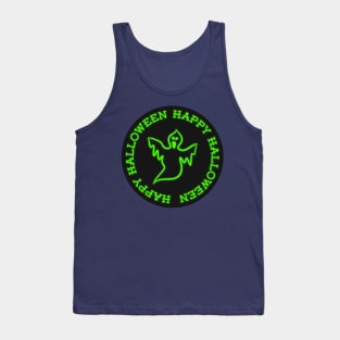 Happy Halloween Spooky Ghost Tank Top